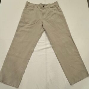 Tommy Bahama Mens 5-Pocket Pants Khaki Resort Casual Size 35x30 Loose Fit